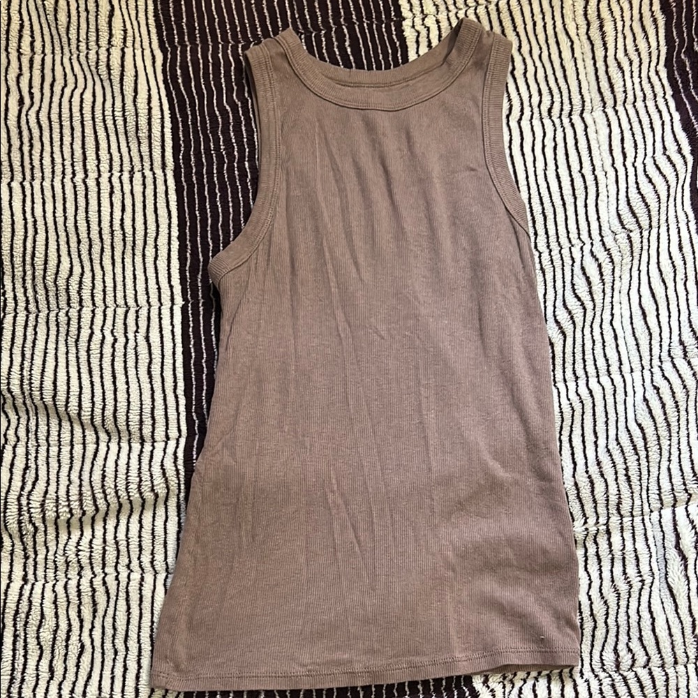 Women's Sleeveless Tan Top